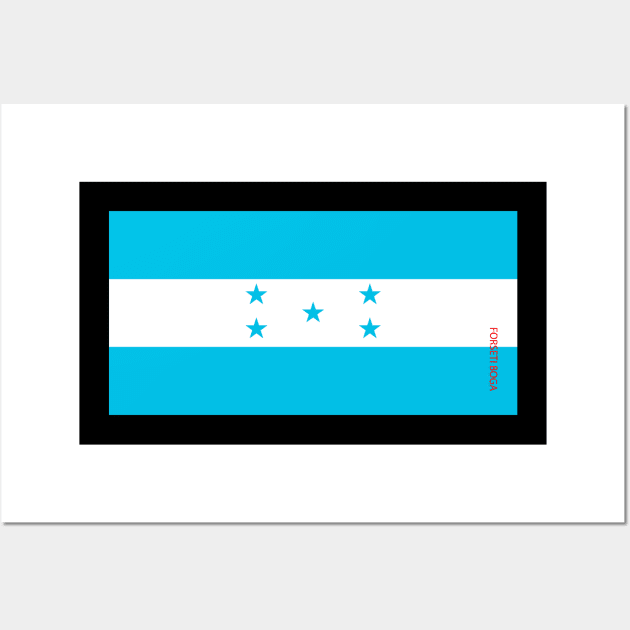 HONDURAS FLAG Wall Art by yagami41